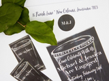 Chalkboard Mint Julep Cup Invitations || Southern Cocktail Party Invitations || Kentucky Derby Inspiration - Old Southern Charm