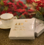 The Three Wiseman Themed Beverage Napkins. Wise Men Still Follow. Religious Sayings. Personalized Christian Gift. Spiritual Christmas Gift.