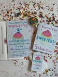 Confetti Cupcake Invitation || Baby Sprinkle Invitation || Children's Birthday Party Invitation's - Old Southern Charm