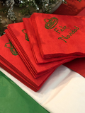 Feliz Navidad Christmas Cocktail Napkins. Napkins with Funny Sayings. Mexican Themed Party Beverage Napkins. Spanish Holiday Gift Idea
