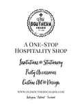 Burlap Mint Julep Cup Invitations || Southern Cocktail Party Inspired Invitations - Old Southern Charm