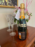 Hand Painted Champagne Bottles || Personalized Wine Bottles