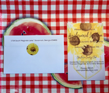 Sunny Day Sunflowers Invitations || Summer Floral Invitation Design - Old Southern Charm