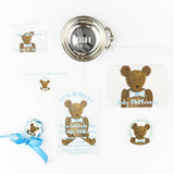 Theodore Teddy Bear Themed Invitations || Boy Baby Shower Invitations - Old Southern Charm