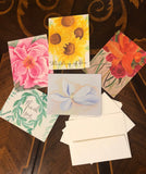 Floral Stationery || Monogrammed Watercolor Thank You Notes