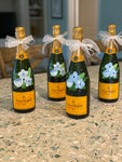 Hand Painted Champagne Bottles || Personalized Wine Bottles for Christmas and New Years