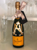 Painted Champagne Bottle - Old Southern Charm