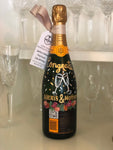 Painted Champagne Bottle - Old Southern Charm