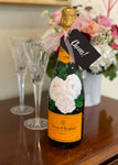 Hand Painted Champagne Bottles || Personalized Wine Bottles for Christmas and New Years