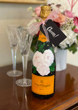 Hand Painted Champagne Bottles || Personalized Wine Bottles for Christmas and New Years