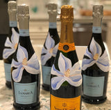 Hand Painted Champagne Bottles || Personalized Wine Bottles for Christmas and New Years