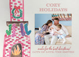 cozy-holiday-photo-card-watercolor-fireplace-christmas-stockings-home-for-the-holidays