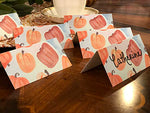 Pumpkin Party Placecards