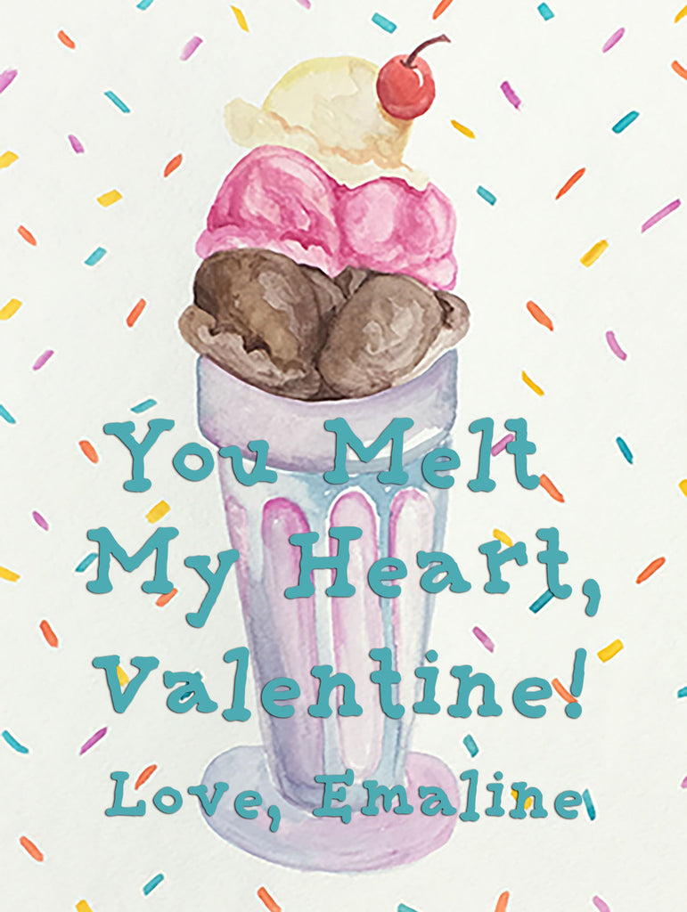 Kids Valentine Cards, Personalized Valentine Cards, Valentine's Day Bear  and Hearts Cards, Custom Valentines Cards (Set), Classroom Exchange Cards