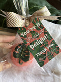 Palm Beach Leaves Gift Tags  || Greenery Inspired Enclosure Cards - Old Southern Charm