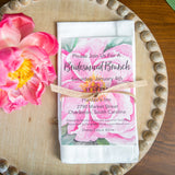 Pretty Pink Peony Invitation || Floral Bridesmaids Shower || Bridal Brunch || Spring Garden Party - Old Southern Charm