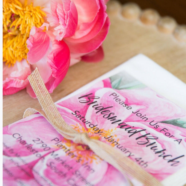 Pink Floral Peony Bridal Shower Photo Album Binder, Zazzle