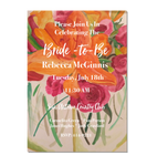 Watercolor Floral Invitation || Spring Flower Invitation - Old Southern Charm
