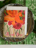 Watercolor Floral Stationery  || Spring Flower Thank You Notes - Old Southern Charm
