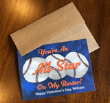 Baseball Themed Valentine Cards For Kids