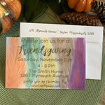 Light as a Leaf Invitation || Fall Inspired Invitations - Old Southern Charm