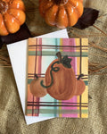 Fall Plaid Stationery || Fall Pumpkin Thank You Notes - Old Southern Charm
