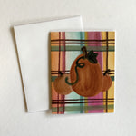 Fall Plaid Stationery || Fall Pumpkin Thank You Notes - Old Southern Charm
