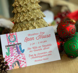 Holiday Hearth Invitation - Old Southern Charm