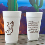 Personalized and Monogrammed Cups || Styrofoam, Stadium, and Frosted Acrylic Cups - Old Southern Charm