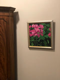 Original Geranium Study Painting || Pink Florals
