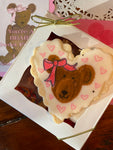 Pink Teddy Bear Valentine Cards For Girls