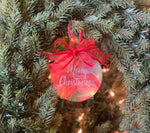 Christmas Poinsettia Ornament || Floral Christmas Ornament - Old Southern Charm