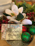 Plaid Jingle Bell Stationery - Old Southern Charm