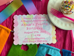 Unicorn Birthday Party Invitations || Children Birthday Invitations - Old Southern Charm