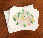 Floral Save The Dates || Patel Floral RSVP Cards - Old Southern Charm