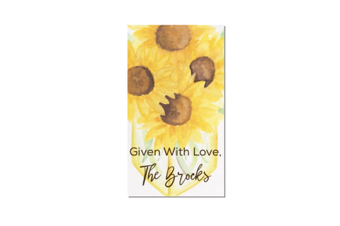 Sunny Day Sunflowers Gift Tags || Summer Floral Enclosure Card - Old Southern Charm