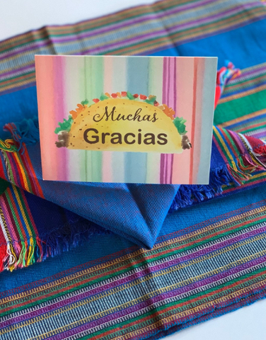 Taco Fiesta Stationery || Mexican Fiesta Inspired Thank You Notes - Old Southern Charm