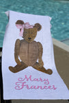 Theodore Teddy Bear Beach Towel || Teddy Bear Towel For Kids - Old Southern Charm