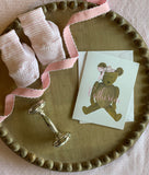 Theodora Teddy Bear Stationery || Girl Teddy Bear Thank You Notes - Old Southern Charm