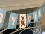 Boy Teddy Bear Baby Shower Banner || DIY Baby Shower Banner Kit